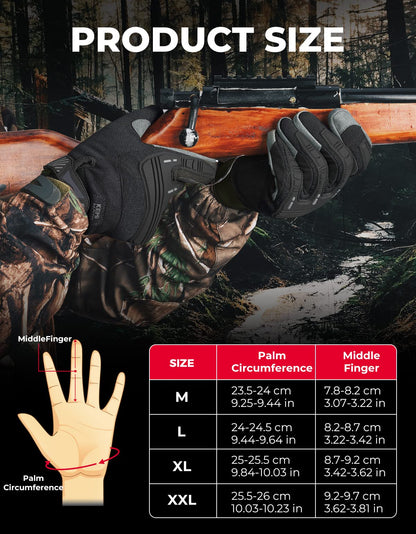 Motorcycle Touchscreen Gloves with Rubber Guard - Kemimoto