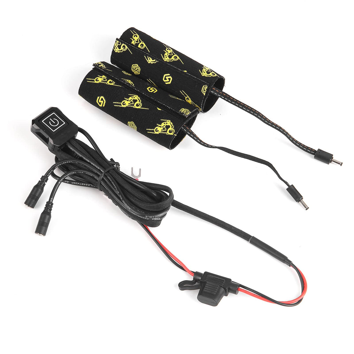 12V Motorcycle Hand Grip Heater Warm with Three Gear Temperature Adjustable - Kemimoto
