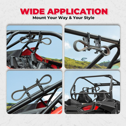 UTV Universal Drive Belt Mount Fit 1.5â€?2â€?Roll Bars - Kemimoto