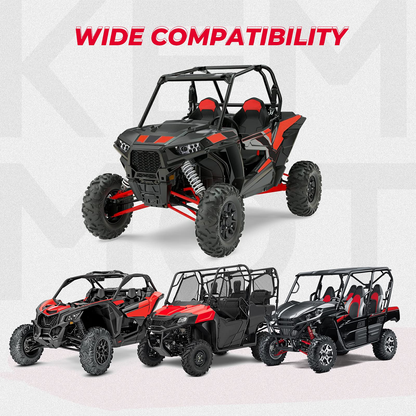 UTV Shotgun Holder, Fits for 1.75â€?2â€?Roll Bars Ski Rack Bow Rack(2 pieces) - Kemimoto