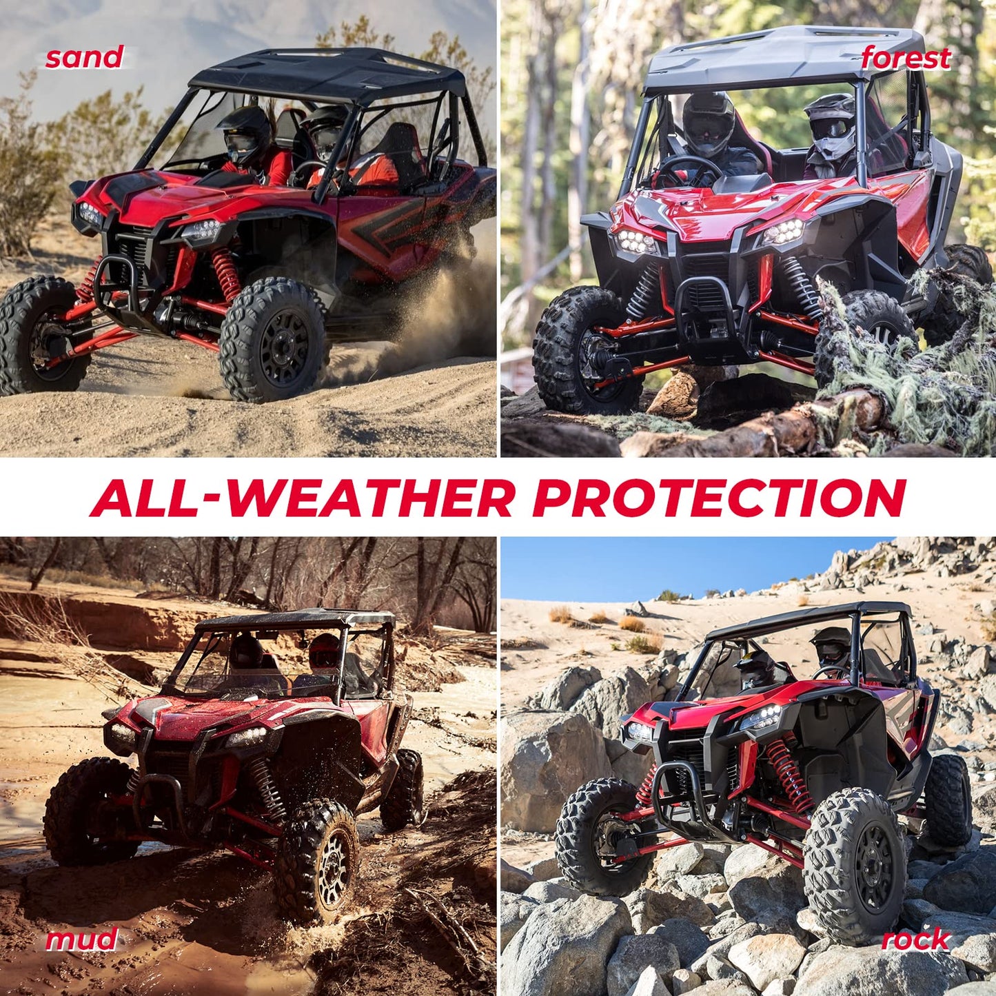 Fender Flares Mud Guards Fit Talon 1000x 1000r 1000x4 (2019-2022) - Kemimoto