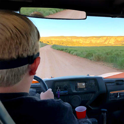 UTV Mirror with ShatterProof Tempered Glass and 1.75" Clamp Fit Polaris RZR - Kemimoto