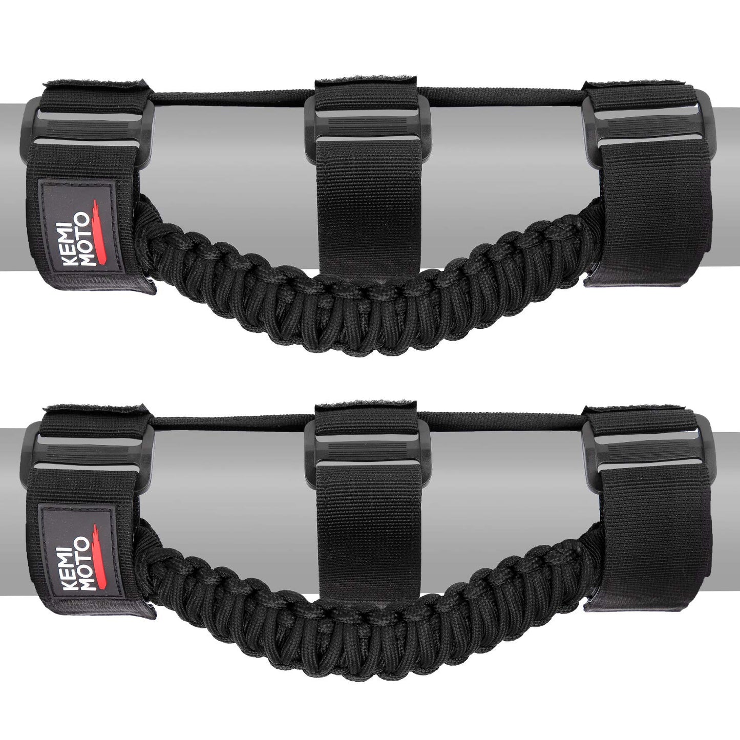 UTV Universal Heavy Duty Grips, Grab Handle Fit 1.5-2â€?Roll Bar - Kemimoto