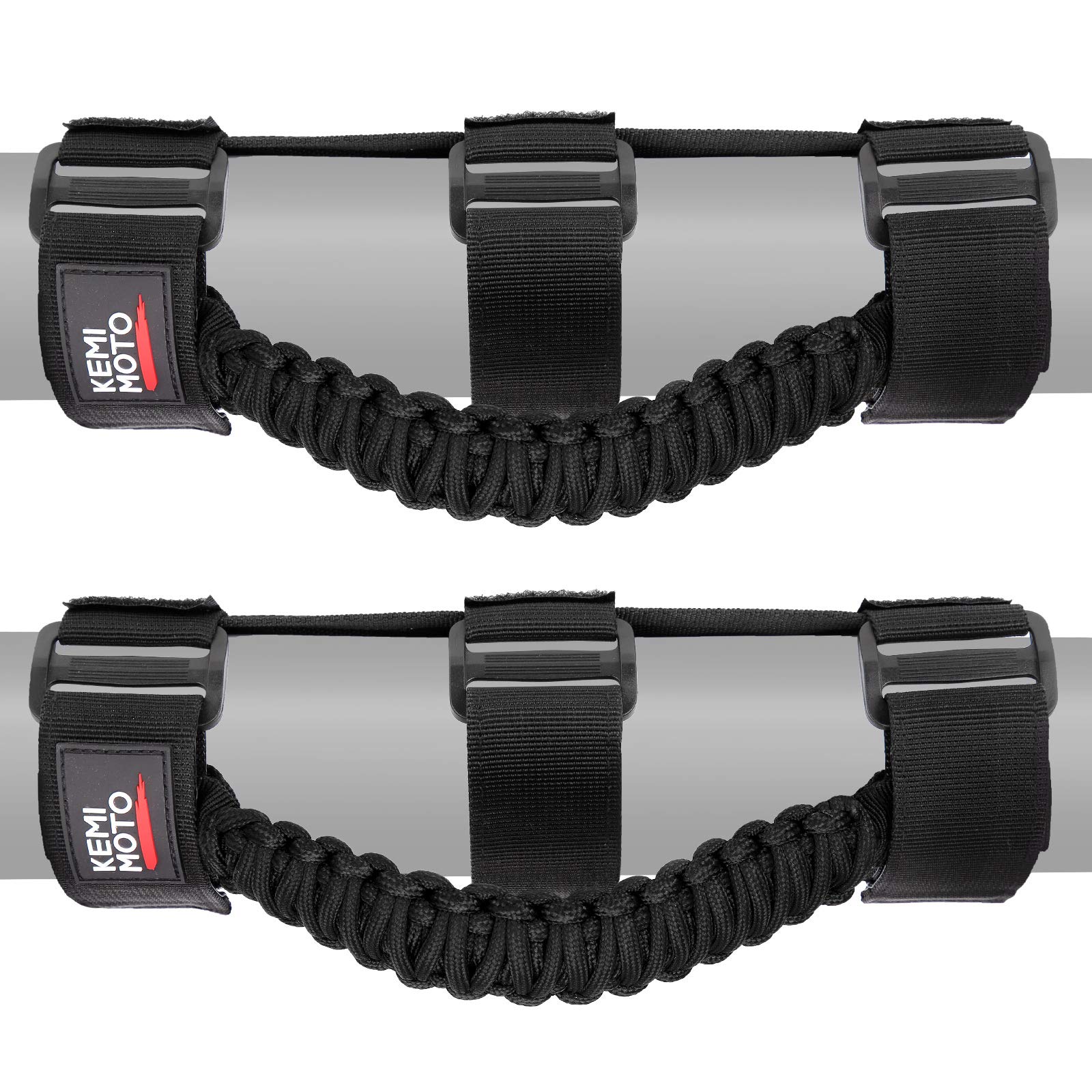 UTV Universal Heavy Duty Grips, Grab Handle Fit 1.5-2â€?Roll Bar - Kemimoto