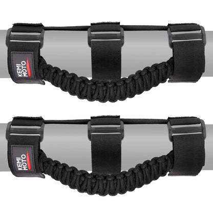 UTV Universal Heavy Duty Grips, Grab Handle Fit 1.5-2â€?Roll Bar - Kemimoto