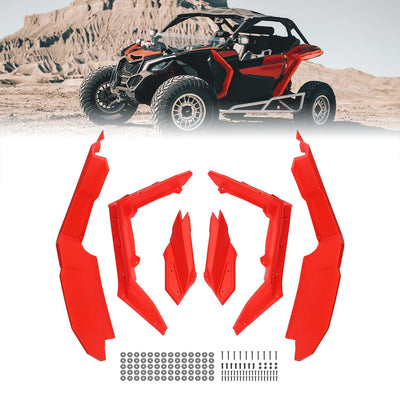 Red Fender Flares for Can-Am Maverick X3 / X3 MAX