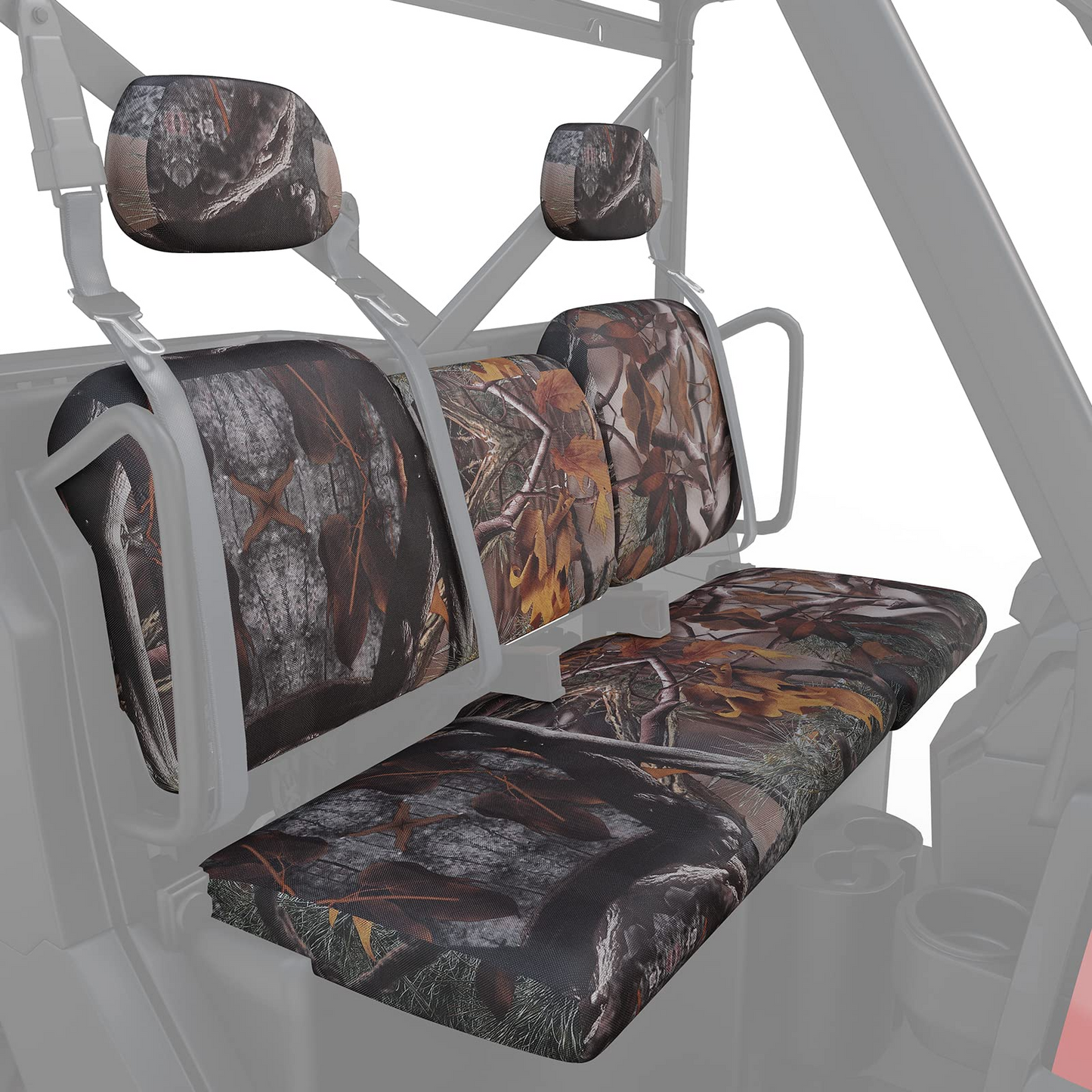 Seat Covers Camo Upgraded Fit Polaris Ranger XP 1000/Crew 2018-2023 - Kemimoto