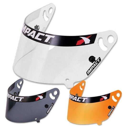 Impact Racing Helmet Shields - Clear