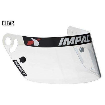Impact Racing Helmet Shields - Amber