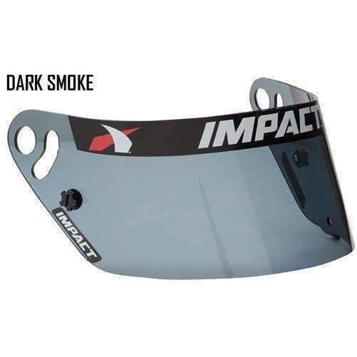 Impact Racing Helmet Shields - Amber