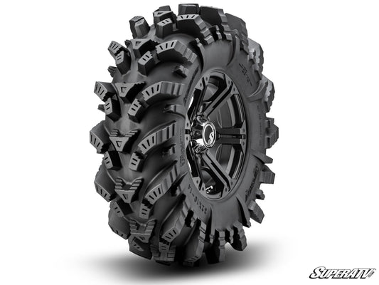 Intimidator Tires 26x10x14 on 14" Bandit H-Series Black Wheels 4/156 Pattern