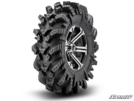 Intimidator Tires 28x10x14 on 14" Bandit H-Series Machined Finish Wheels 4/156 Pattern