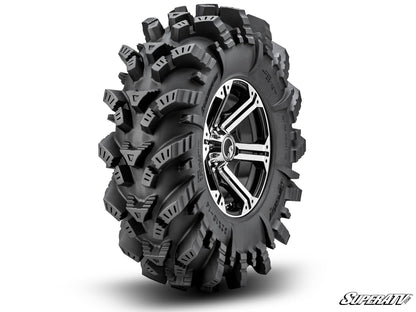Intimidator Tires 26x10x14 on 14" Bandit H-Series Machined Finish Wheels 4/156 Pattern