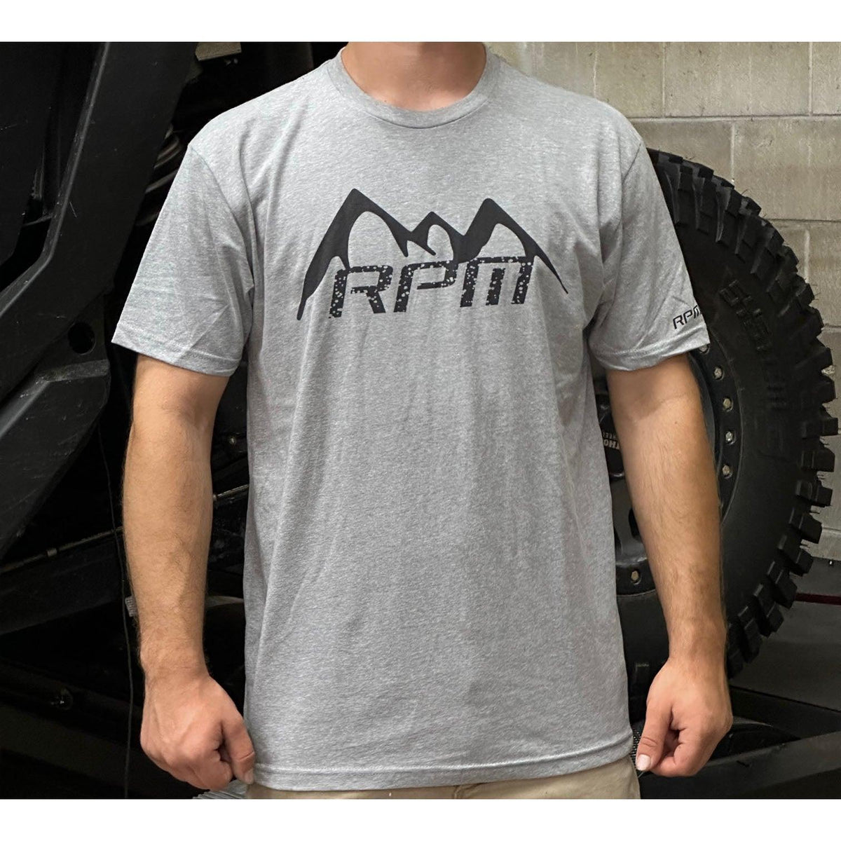 RPM Snowy Mountain T Shirt Gray