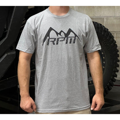RPM Snowy Mountain T Shirt Gray