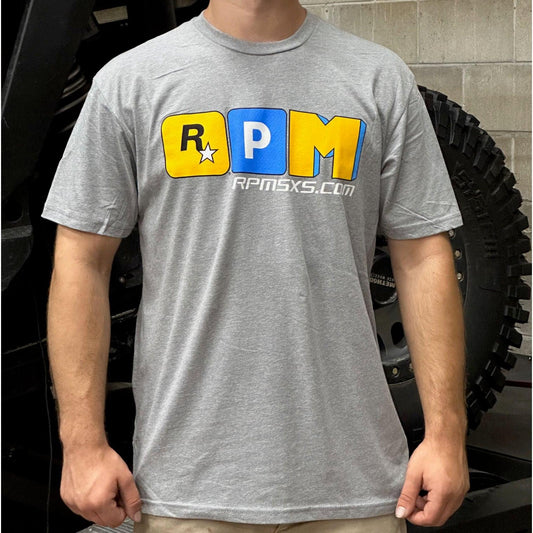 RPM Rockstar Logo T Shirt Gray