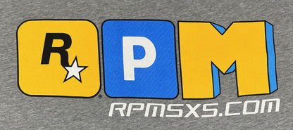 RPM Rockstar Logo T Shirt Gray