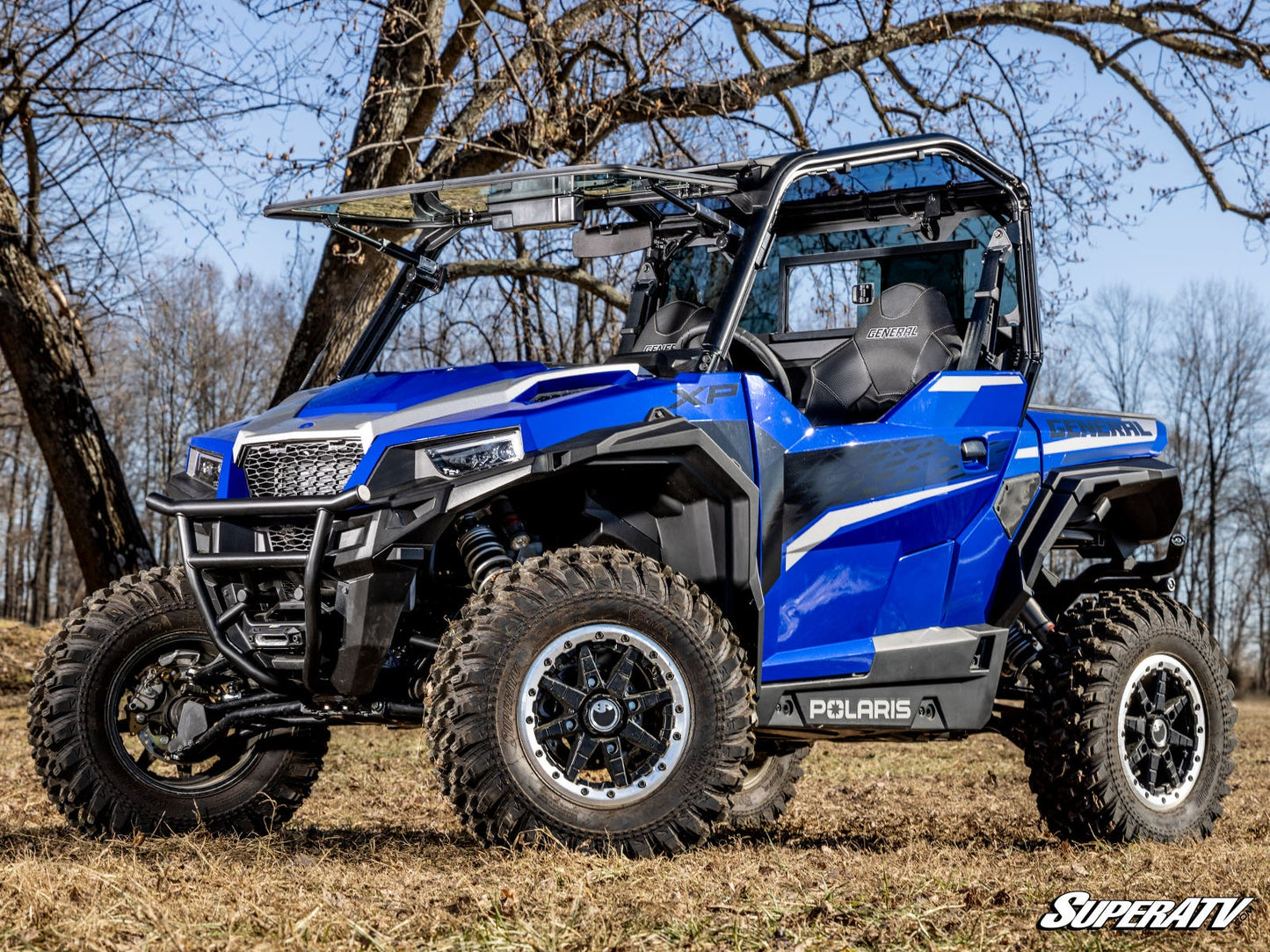 Polaris General XP 1000 MaxDrive Power Flip Glass Windshield