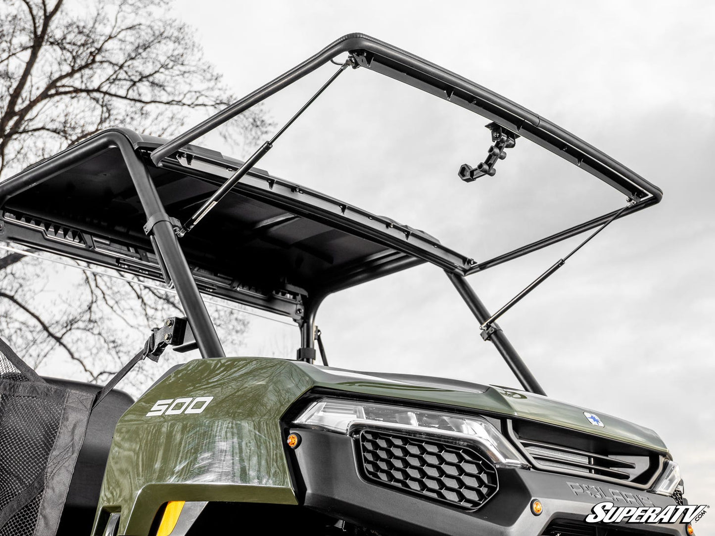 Polaris Ranger 500 Scratch-Resistant Flip Windshield (2026+)