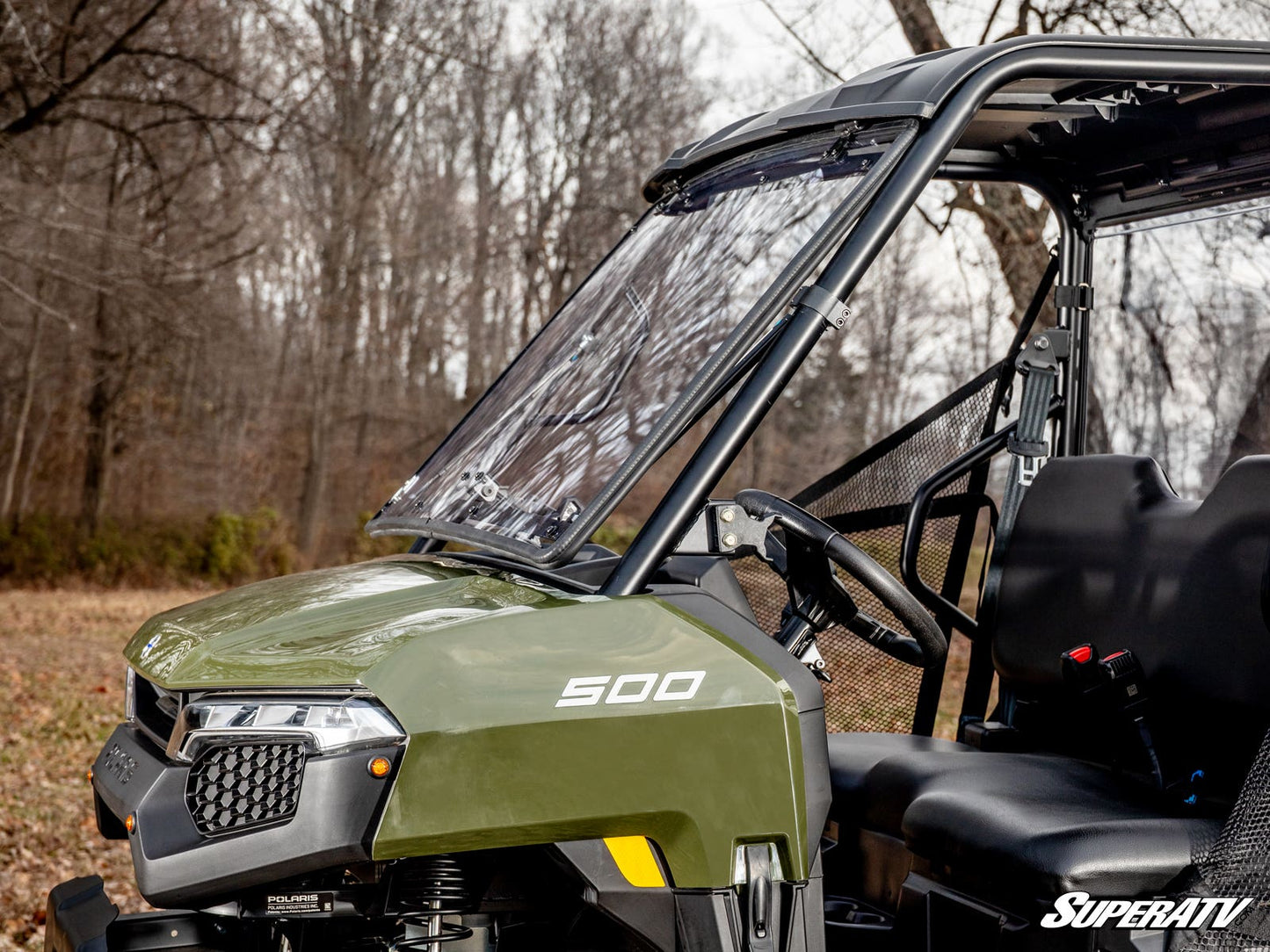 Polaris Ranger 500 Scratch-Resistant Flip Windshield (2026+)