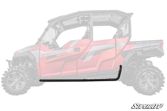 Polaris General 4 Heavy Duty Nerf Bars - Wrinkle Black