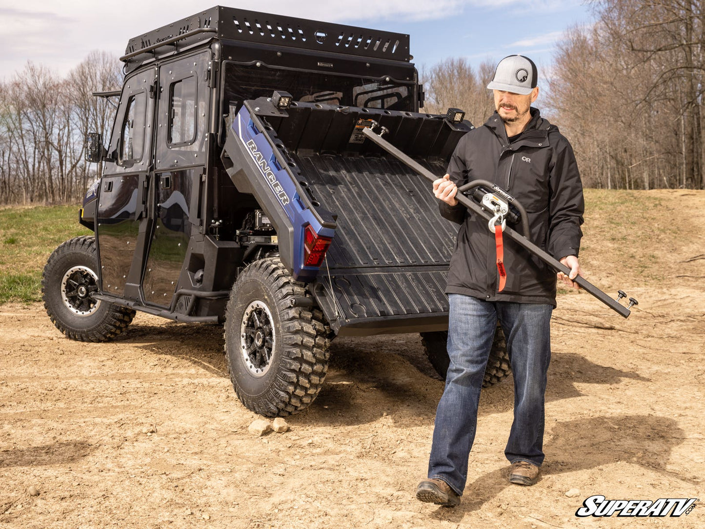 Polaris Ranger XP 900 Bed Winch