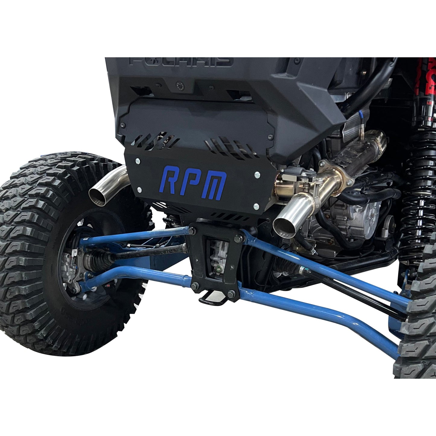 Rpm Rzr Pro Xp & Turbo R E-Valve Muffler - Dual Tip Captains Choice Exhaust - 2020-2025 Pro Xp & Turbo R