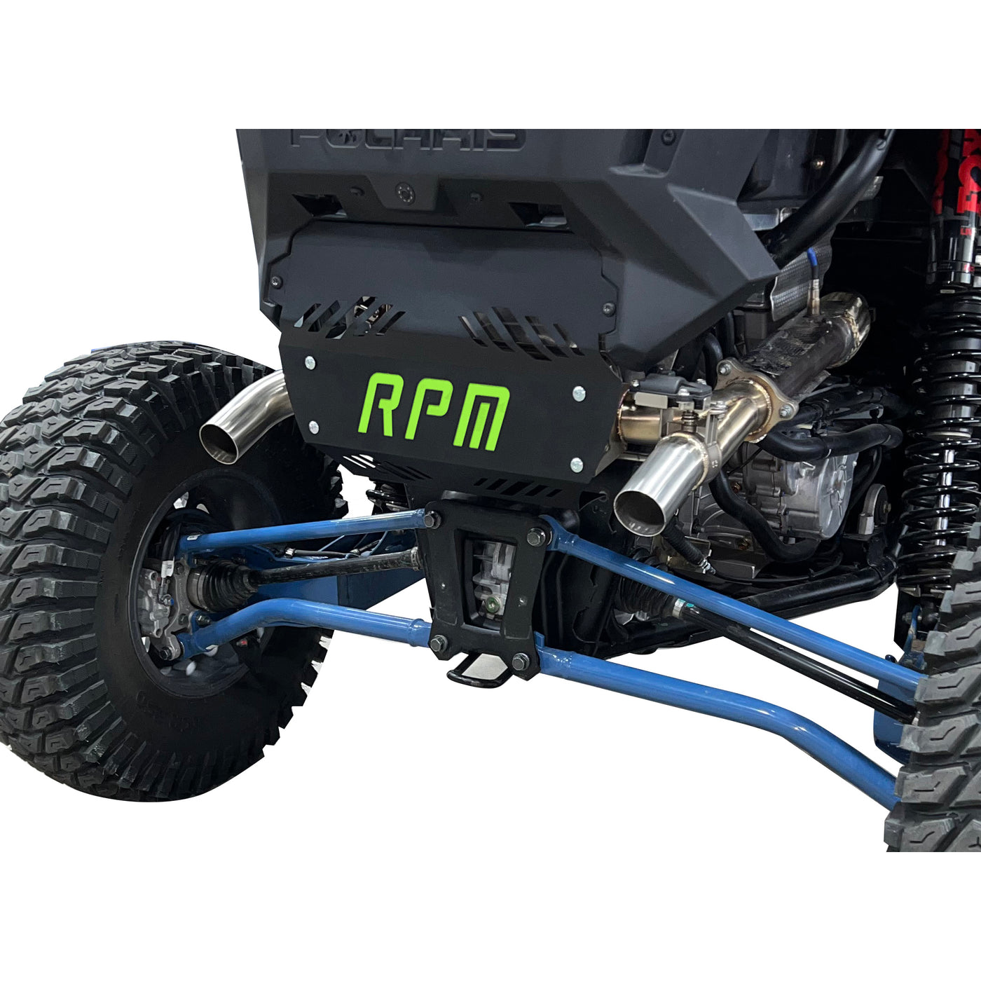 Rpm Rzr Pro Xp & Turbo R E-Valve Muffler - Dual Tip Captains Choice Exhaust - 2020-2025 Pro Xp & Turbo R