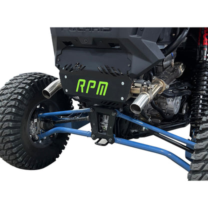 Rpm Rzr Pro Xp & Turbo R E-Valve Muffler - Dual Tip Captains Choice Exhaust - 2020-2025 Pro Xp & Turbo R