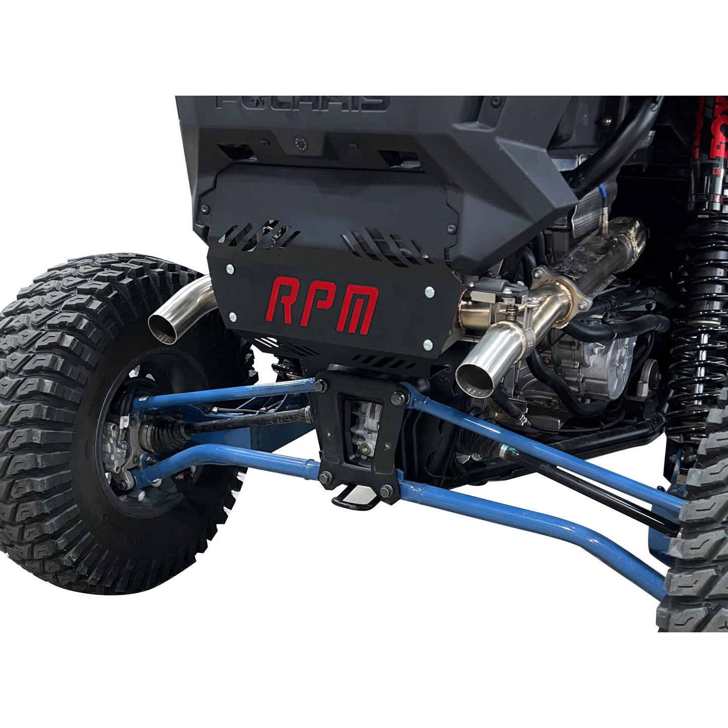 Rpm Rzr Pro Xp & Turbo R E-Valve Muffler - Dual Tip Captains Choice Exhaust - 2020-2025 Pro Xp & Turbo R