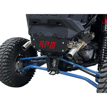 Rpm Rzr Pro Xp & Turbo R E-Valve Muffler - Dual Tip Captains Choice Exhaust - 2020-2025 Pro Xp & Turbo R