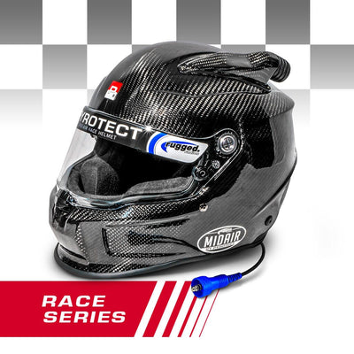 Pyrotect SA2025 RACE Pro Airflow Mid Forced Air 3K Carbon Wired OFFROAD - Small