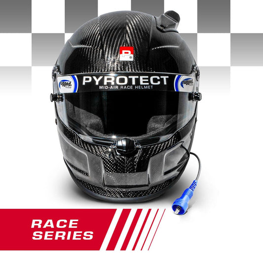 Pyrotect Sa2025 Race Pro Airflow Mid Forced Air 3K Carbon Wired Offroad - Xx-Large