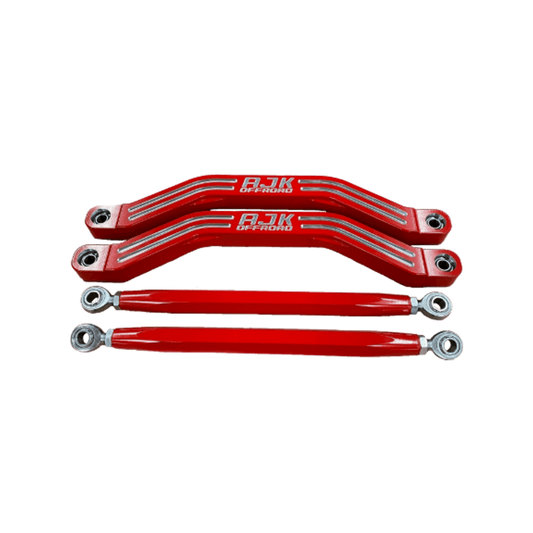 Honda Talon High Clearance Radius Rods  AJK Offroad Red Both R