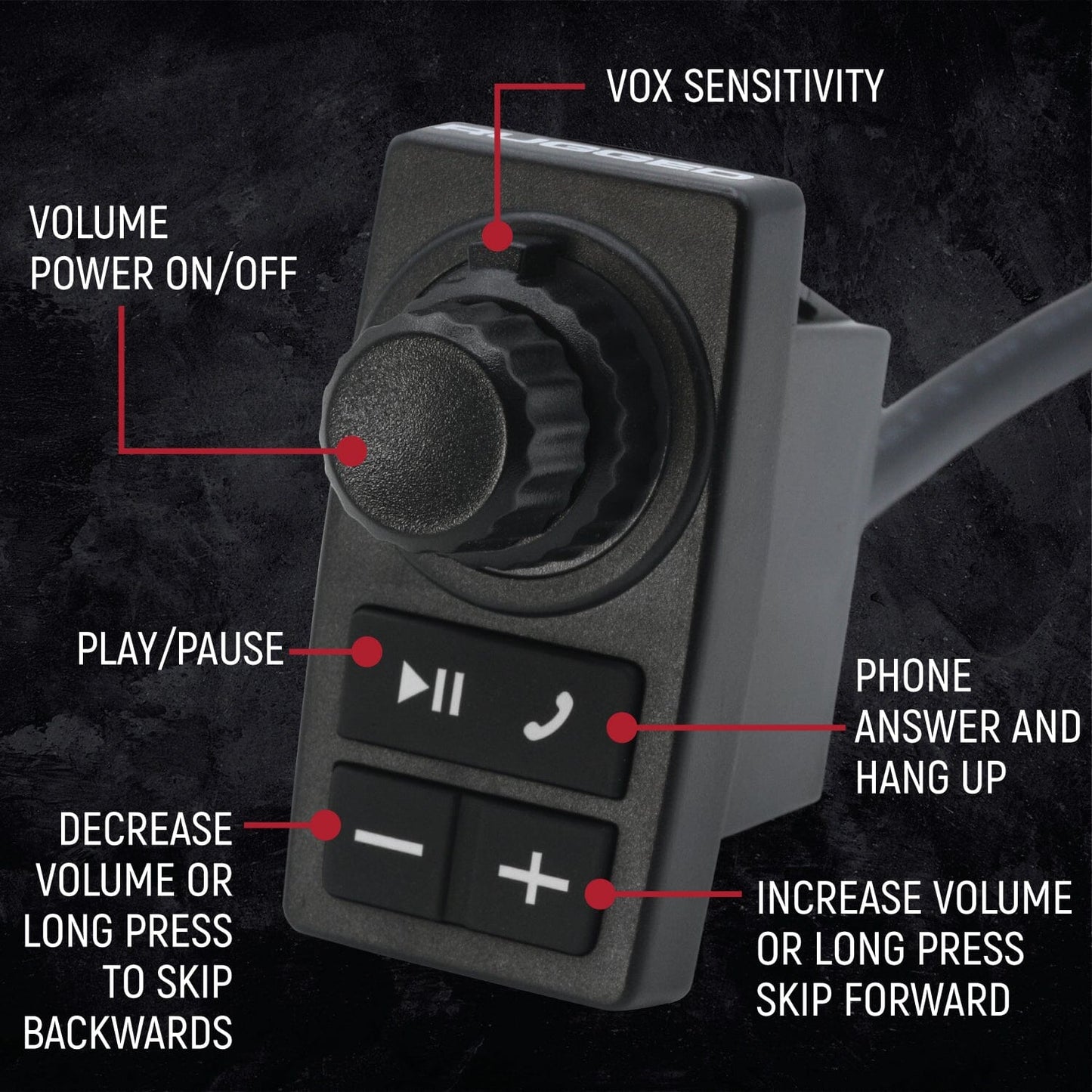 696 Plus - Remote Head Intercom With Bluetooth Music