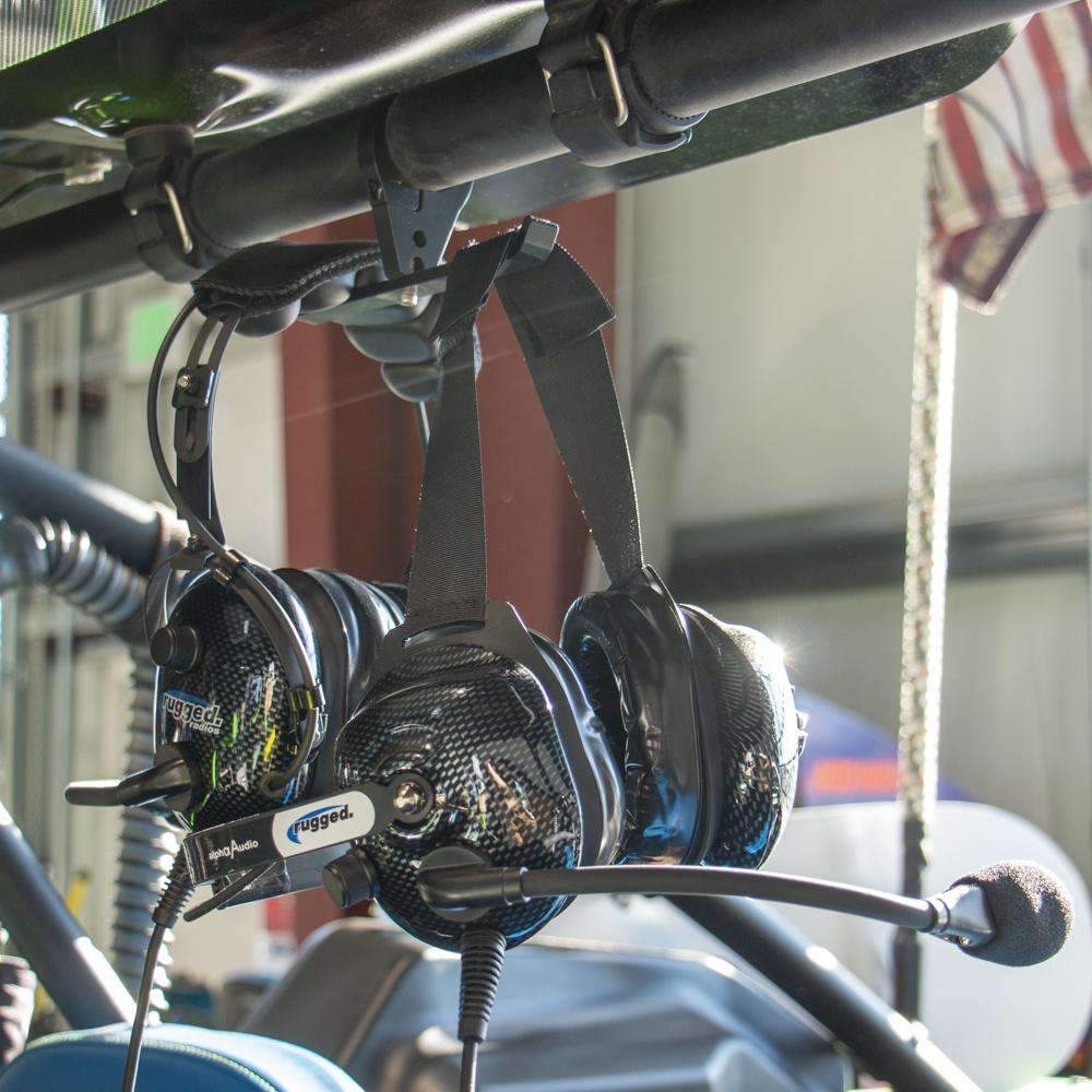 Dual Headset Hanger with Bar Mount - 1.80  Inches Tube Diameter