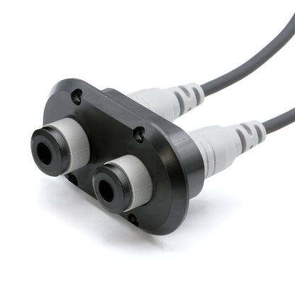 Dual Headset / Helmet Jack Flush Mount - STX Stereo