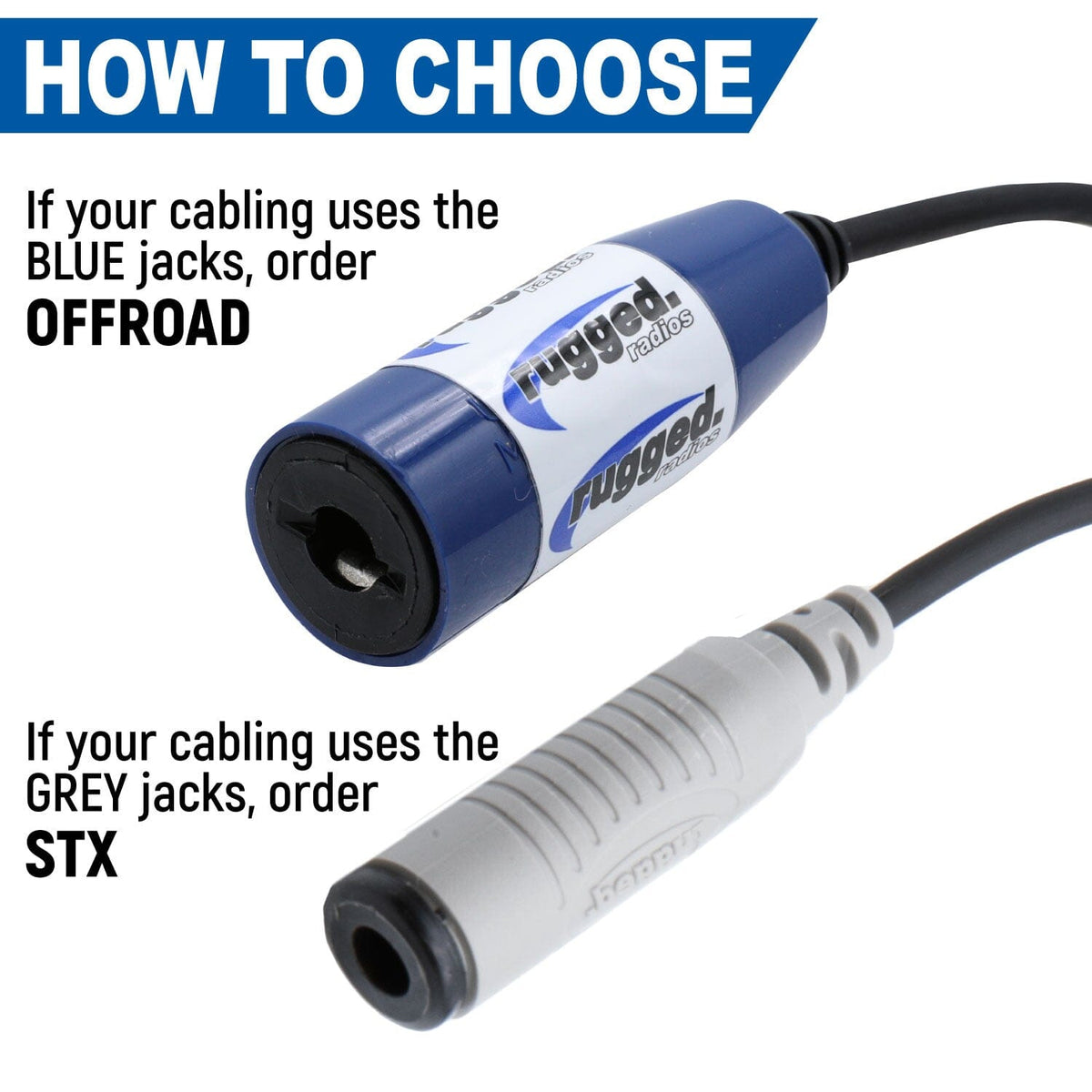 Dual Headset or Helmet Jack - Bar Mount - STX Stereo
