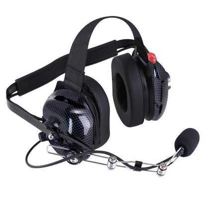 H42 Behind the Head (BTH) Headset for 2-Way Radios - Red