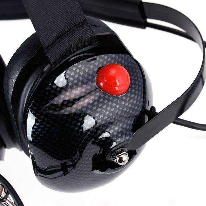 H42 Behind the Head (BTH) Headset for 2-Way Radios - Red