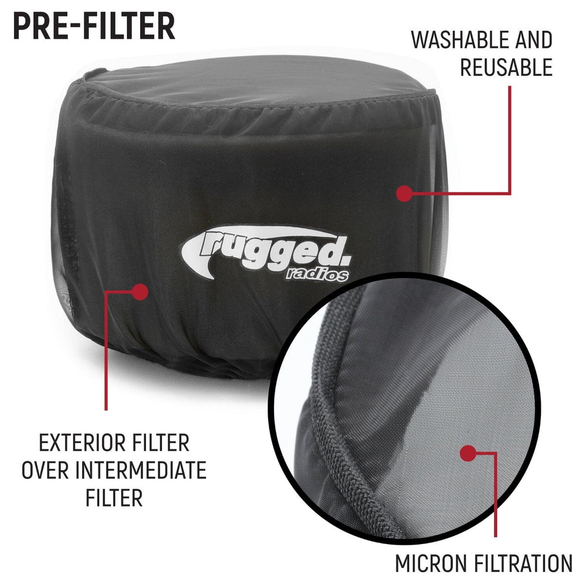 High Performance Filter Kit For Mac Air Helmet Pumper - 1 Kit
