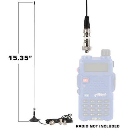 Magnetic Mount Dual Band Antenna for Rugged Handheld Radios R1 RDH-X V3 RDH-16 RH-5R