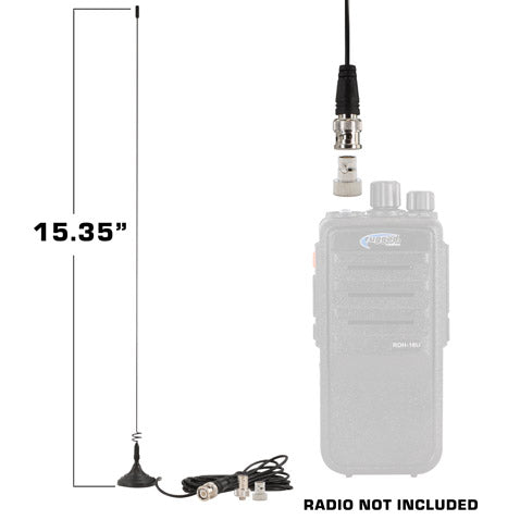 Magnetic Mount Dual Band Antenna for Rugged Handheld Radios R1 RDH-X V3 RDH-16 RH-5R