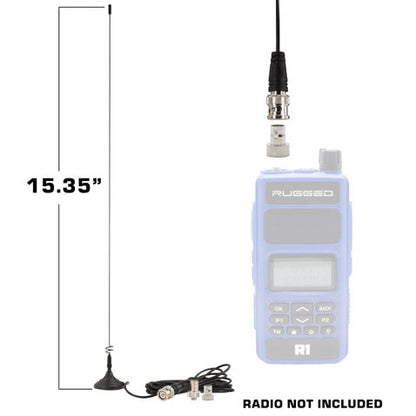 Magnetic Mount Dual Band Antenna for Rugged Handheld Radios R1 RDH-X V3 RDH-16 RH-5R