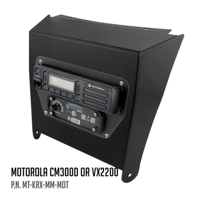 Kawasaki KRX Multi-Mount Kit for Rugged Mobile Radios and Intercom - Motorola CM300D / Vertex VX2200