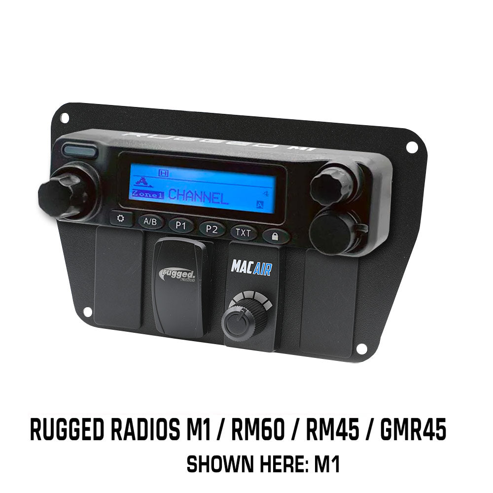Multi Mount Insert or Standalone Mount for Rugged Radios with Rocker Switches
