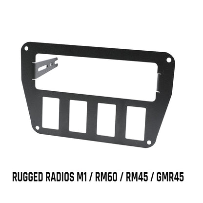 Multi Mount Insert or Standalone Mount for Rugged Radios with Rocker Switches