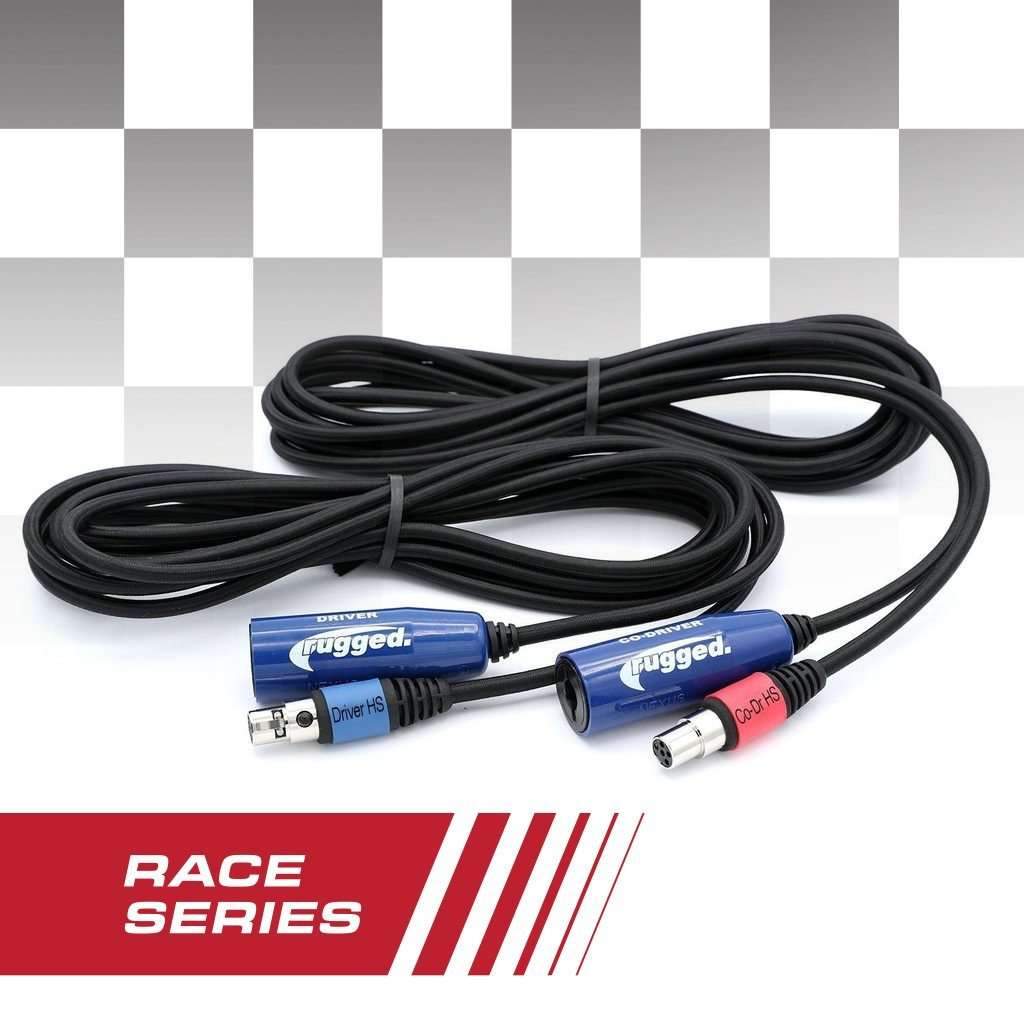 Offroad 12  Race Series Straight Cable To Intercom Driver And Co-Driver