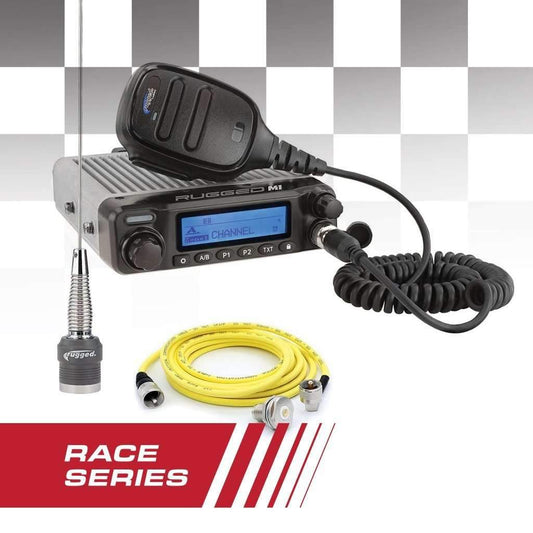 Race Radio Kit - Rugged Race Series M1 Mobile Radio With Antenna