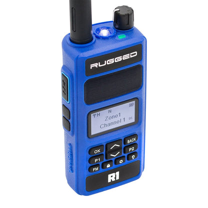 Rugged R1 - Business Band Two Way Handheld Radio - Digital and Analog - Safety Yellow